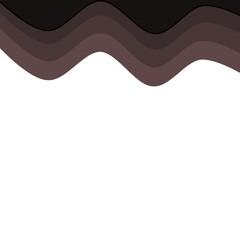 Black and brown wave background. Dark color wave gradient. Abstract wave background.