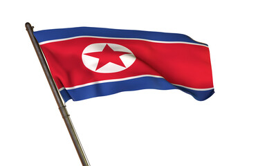 Waving National Flag: A close-up image of a national flag proudly waving in the wind, showing the vibrant colors and intricate design of the flag and a sense of national pride.