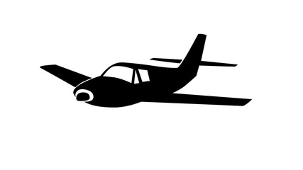 Jet airplane model isolated on a white background, symbolizing air travel and transportation