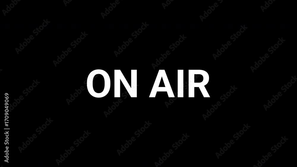 Poster dynamic black and white animation reveals the text on air with a modern twist. 4k text animated vide