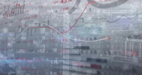 Sliding red and white trend lines intersecting driving bar changes highlighting 31 - Powered by Adobe