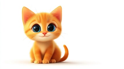Cute cartoon cat