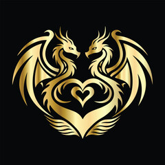 
phoenix head logo design vector template. Luxury heraldic phoenix symbol. Phoenix Bird Wings Logo Design Template.