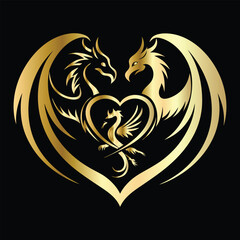 
phoenix head logo design vector template. Luxury heraldic phoenix symbol. Phoenix Bird Wings Logo Design Template.