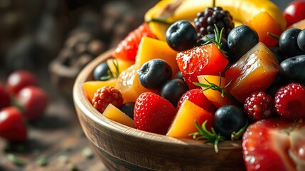 fresh mixed fruits