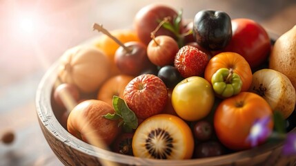 fresh mixed fruits