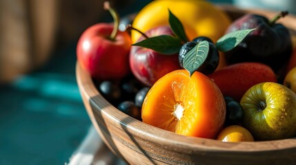 fresh mixed fruits
