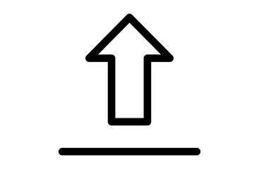 アップロードのシンプルなベクターアイコン