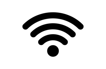 Wi-Fiのシンプルなベクターアイコン