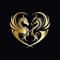 
phoenix head logo design vector template. Luxury heraldic phoenix symbol. Phoenix Bird Wings Logo Design Template.