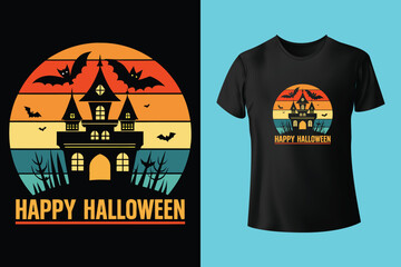 Here i come halloween silhouette t shirt design