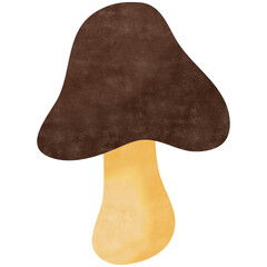 watercolor mushroom illustration