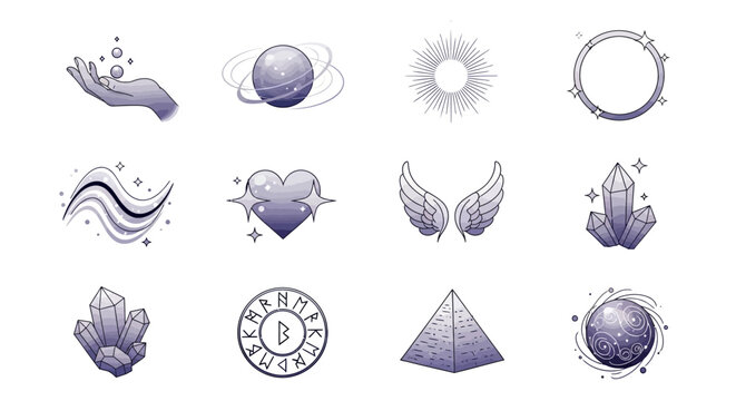 Mystical and Spiritual Symbols Collection