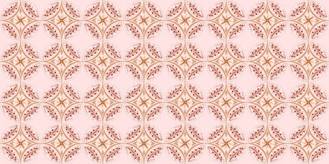 Autum Winter Pattern Background Illustration For Cover, Banner, Notes. Fall Winter Aesthetic Background.  Plant And Flower Pattern Background.