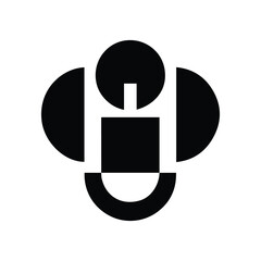 Modern Geometric Abstract Business Logo Design Vector Icon