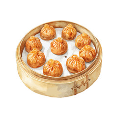 dim sum hand drawn illustration