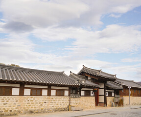 Korean traditional culture festival greeting background