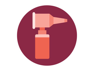 Hearing exam icon. Medical symbol icon sign vector. Solid vector icons. Flat illustration concept.