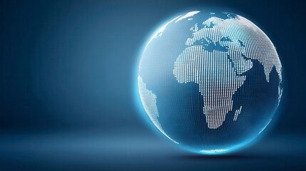 Global Network: Digital World, Data Connection, Technology