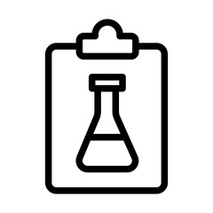 Research Data Line Icon of Medical Research Icon Set