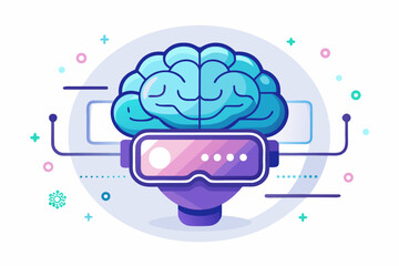 Futuristic AI Technology Holographic Interface with Data Analytics on Laptop Workspace