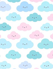 Cute cloud pattern