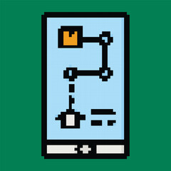 Pixel art e-commerce icons: shop, cart, sale, payment & more. Perfect for apps and web design.