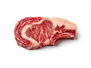 Fototapeta premium Raw Ribeye Beef Steak – Isolated on transparent png
