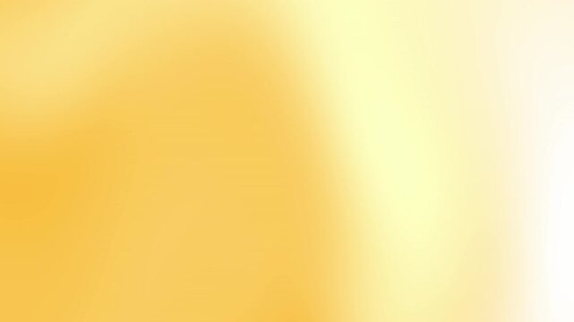 Animated blurred gold, yellow, and white gradient background, suitable for overlays, luxury themes, and abstract concepts.