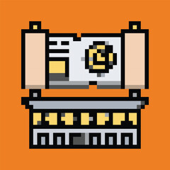 Pixel art medieval vector: knights, castles, dragons, perfect for games, apps, and retro designs.
