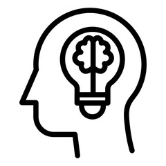 Policy Innovation Line Icon of Public Policy Icon Set