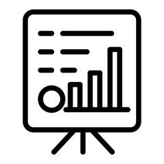 Policy Analysis Line Icon of Public Policy Icon Set