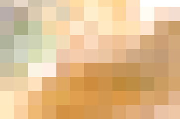 Warm Retro Pixelated Abstract Background in Beige and Sand Tones for Stylish Creative Design