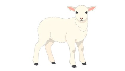 Cute lamb illustration