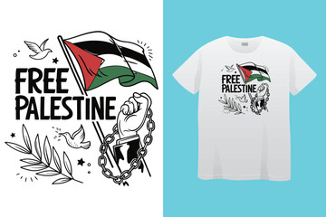 T-shirt Design palestine al-aqsa