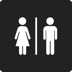 "Vector Icons Representing Male and Female Gender Symbols"