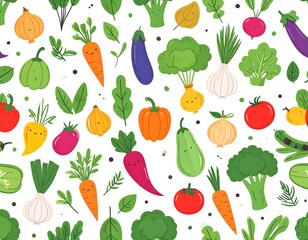 Cute vegetable pattern (1)