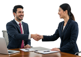 business people shaking hands