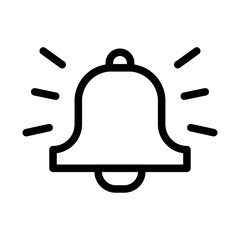 Fire Alarm Line Icon of Fire Department Icon Set