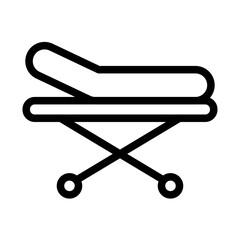 Stretcher Line Icon of Ambulance and EMS Icon Set