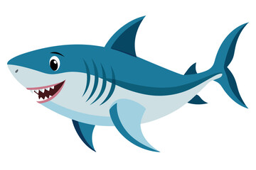 Fototapeta premium shark vector illustration
