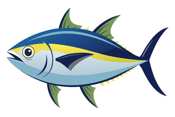 fish on white background