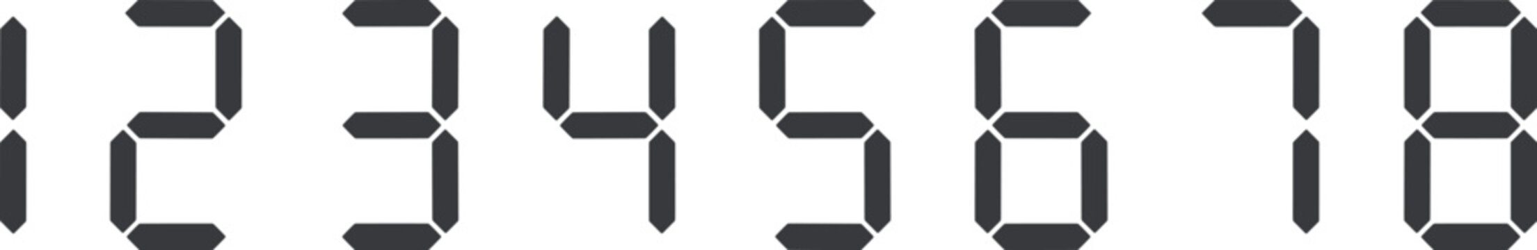 Segment Code Numbers Vector