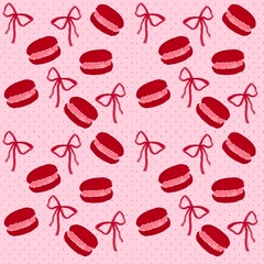 Macarons Red Coquettes