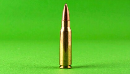 Bullets on green background