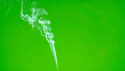  white smoke with green backgrounds