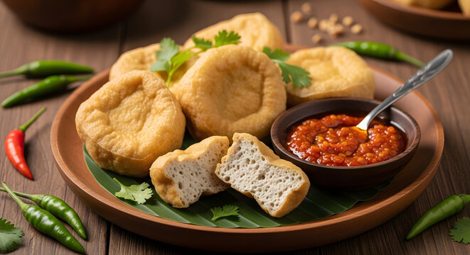 Tahu Sumedang, a typical food from West Java, Indonesia