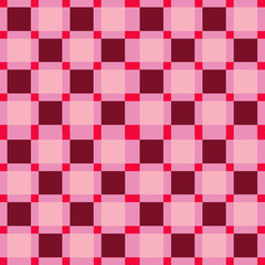 Checkered Pattern Illustration with Repeated Square Motif