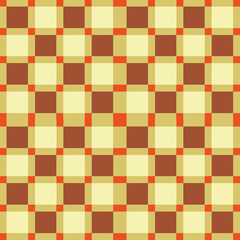 Checkered Pattern Illustration with Repeated Square Motif