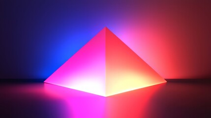 Fototapeta premium Geometric Simplicity: A Minimalist 3D Background